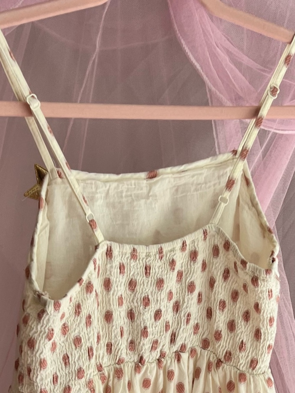 ☀️ Sim & Sam Polka Dot Tiered Mini Dress | Med | Pre-Loved | Beachy Days Ahead - Picture 10 of 13